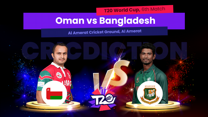 OMAn vs BAN, 6th match
