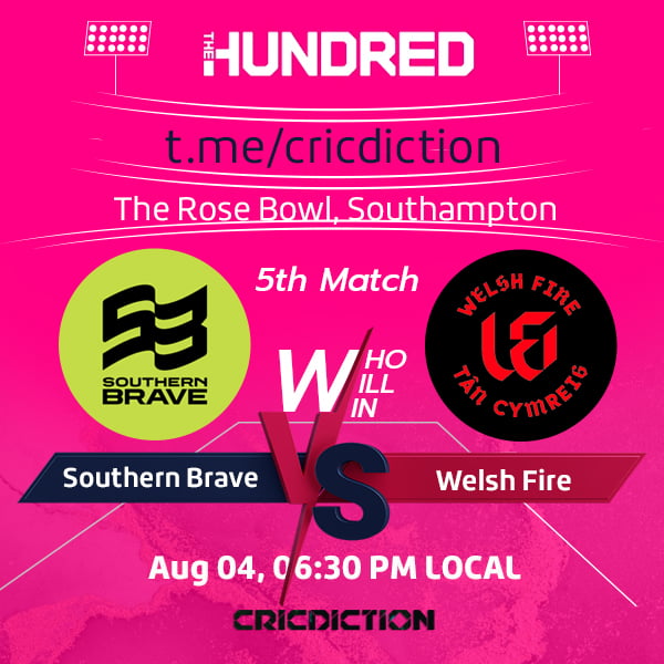 Southern Brave vs Welsh Fire, 5th Match copy Chepauk Super Gillies vs IDream Tiruppur Tamizhans, 5th Match - Live Cricket Score